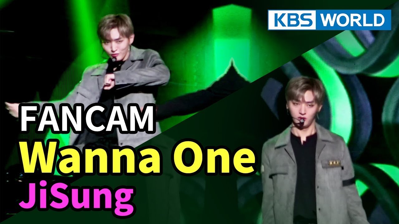 [FOCUSED] Wanna One's Yoon Ji Sung - Boomerang [Music Bank / 2018.04.06]