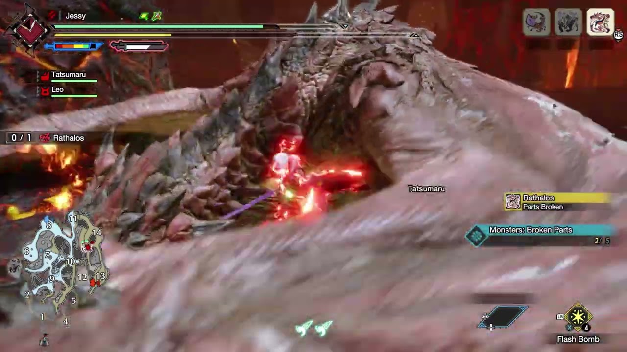 MHR | Hub Quest | LV★★★ | Champion of the Caverns / 王者、溶岩洞に降り立つ