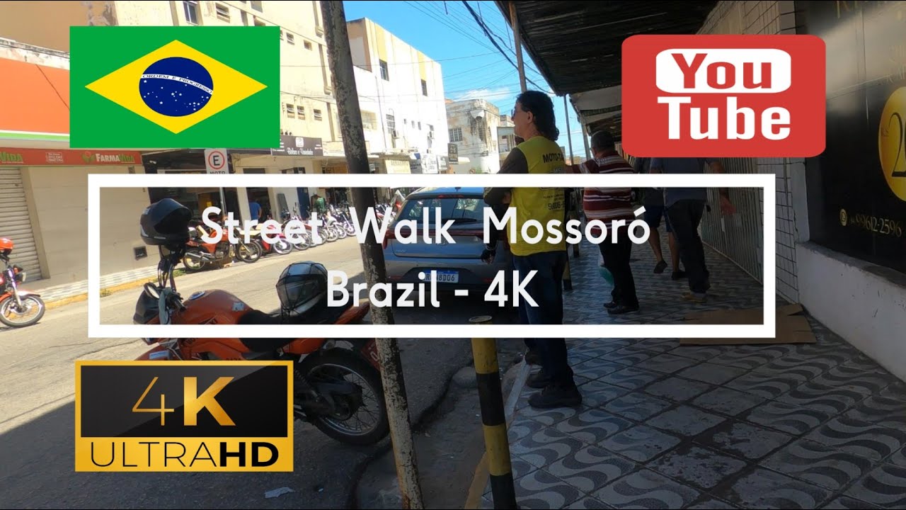 🇧🇷 Street Walk Mossoró - Brazil - 4K