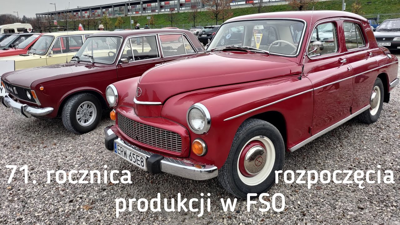 FSO - 71. rocznica rozpoczęcia produkcji w Warszawie, 5.11.2022