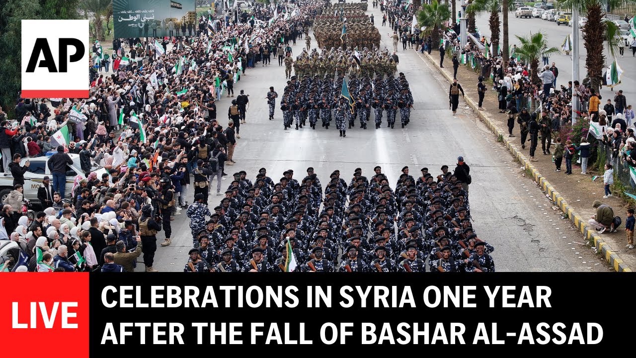 LIVE: Celebrations in Syria one year after the fall of Bashar al-Assad