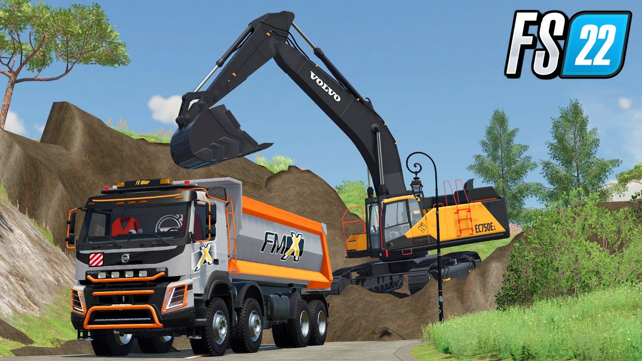 FS22 Новые машины Volvo 🚧 Общественные работы 🚧 Farming Simulator 22