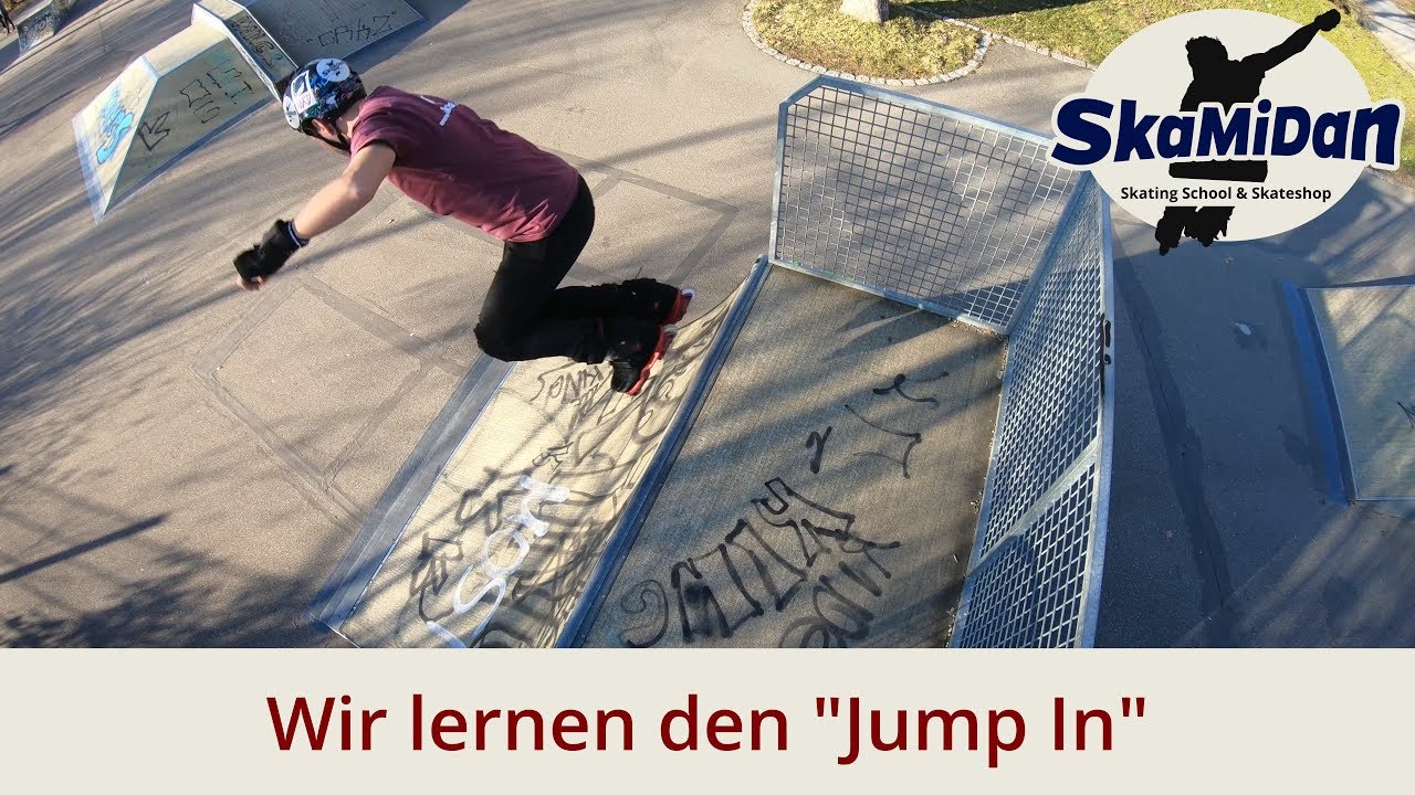 Wir lernen den Jump In mit Inlineskates | Pipes | Aggressive Inline Skating | Grundlagen #04