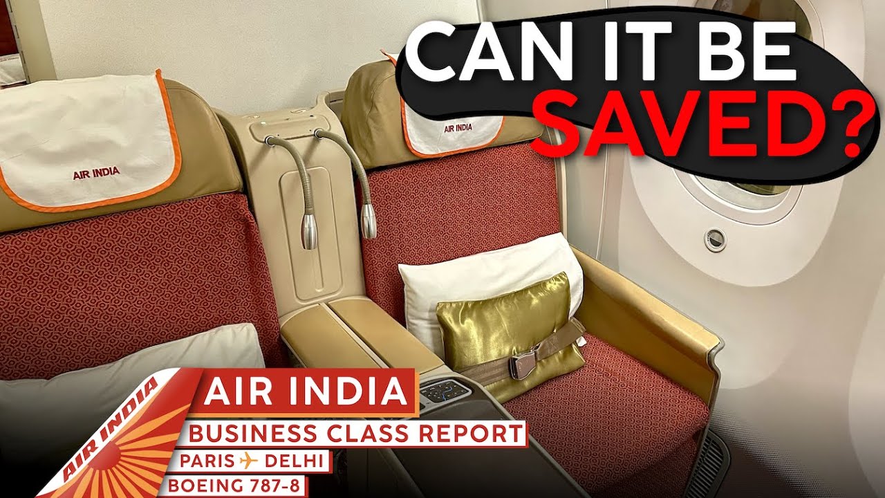 AIR INDIA 787-8 Бизнес-класс 🇫🇷⇢🇮🇳【Отчет о поездке из Парижа в Дели 4K】Можно ли спасти наследие?