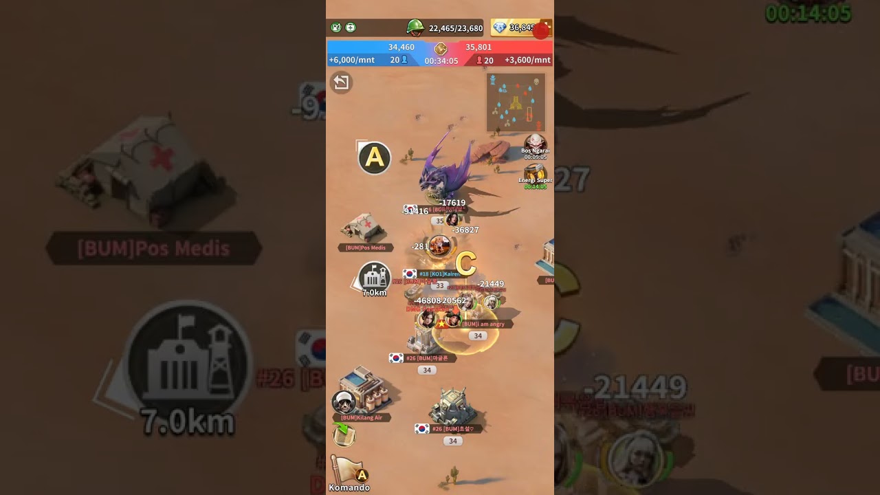 Canyon Nangrai S18 Ko1 Vs S26 Bum Last Z Survival 