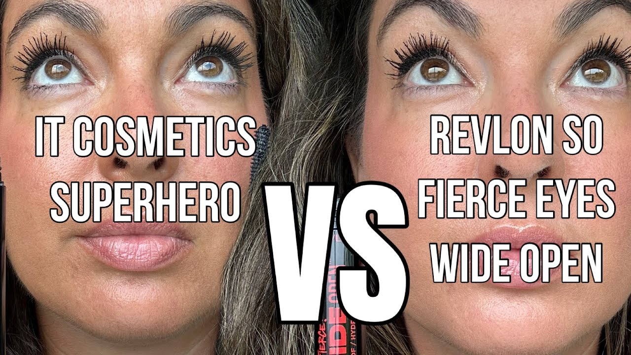 Тушь Revlon So Fierce против туши IT Cosmetics Superhero | Битва между бюджетными и дорогими туша...