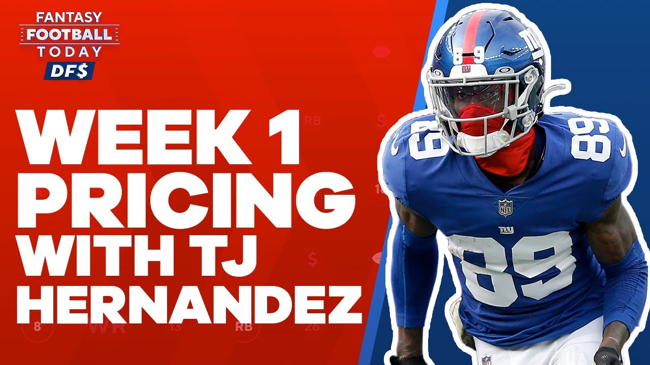 NFL DFS WEEK 1 DRAFTKINGS PRICING & PICKS W/ TJ HERNANDEZ | 2022 Fantasy Football Advice
