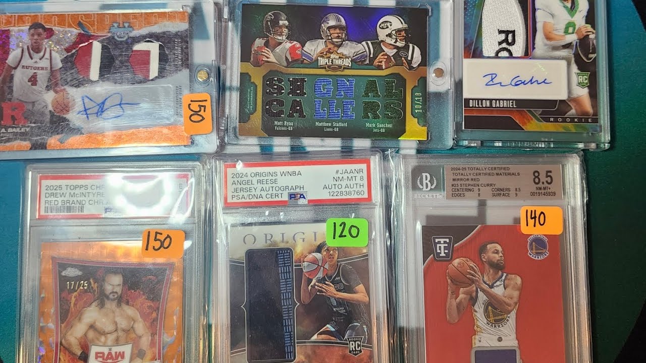 Pickups from the nashville nashional!! #sportscard #football #basketball #subscribe 