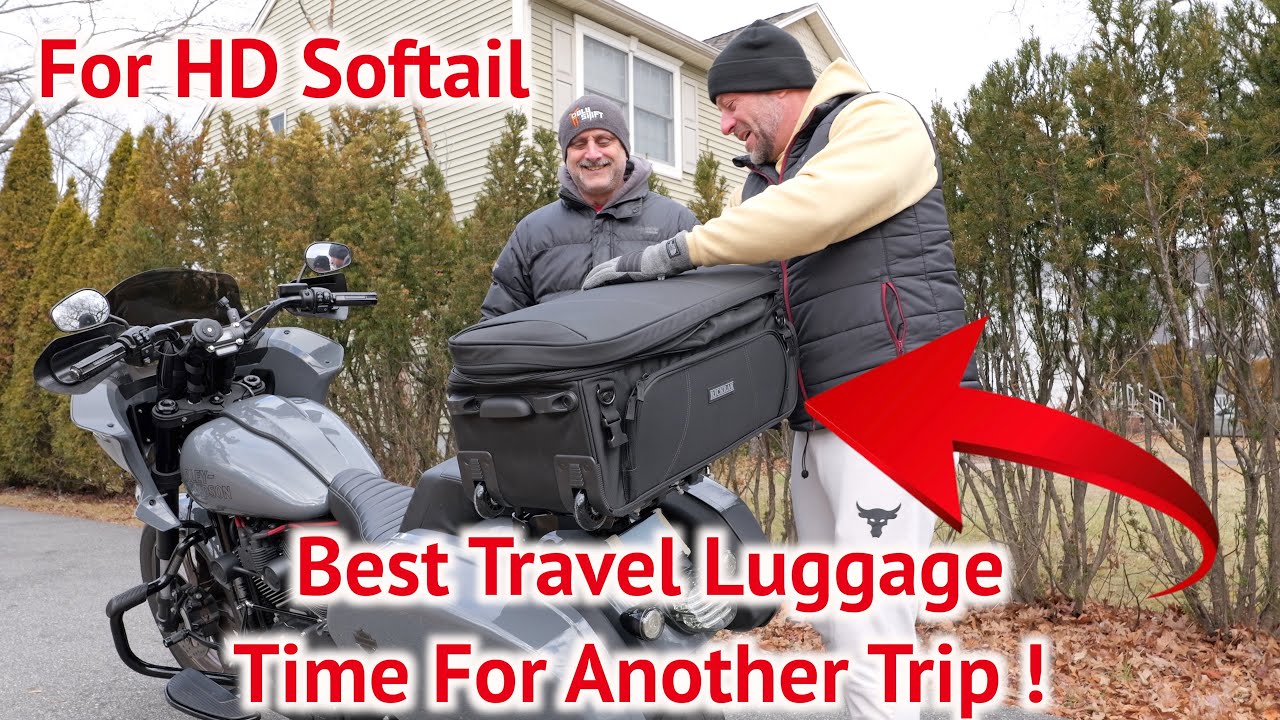 It's Finally Here ! RickRak Softail Luggage Combo On Harley Davidson Lowrider ST