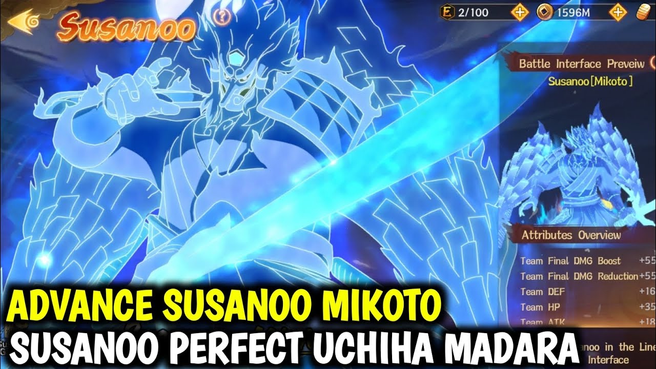UPGRADE ADVANCE SUSANOO LAGI SUSANOO NYA PERFECT MADARA KEREN COY Part 5 - Eye Of Samsara