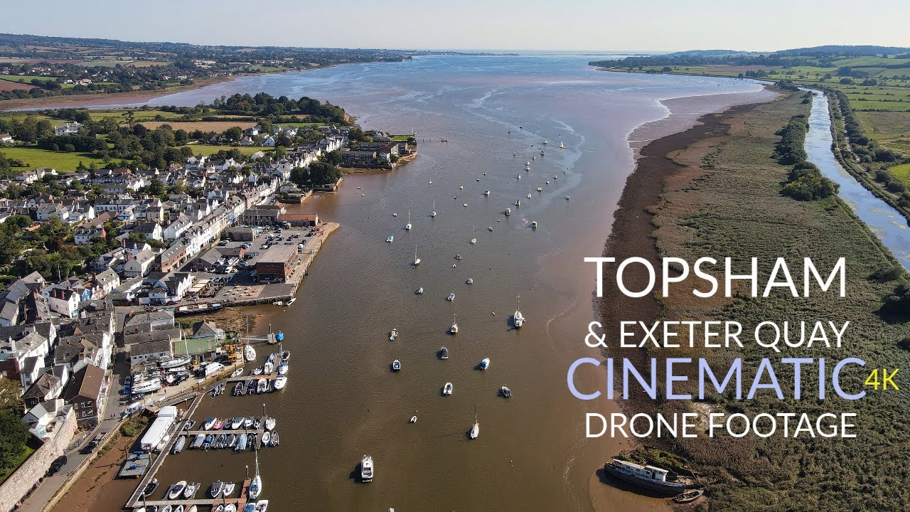 Topsham & Exeter Quay (Devon, England) | Cinematic Drone Footage (4K) | DJI Mavic Air 2