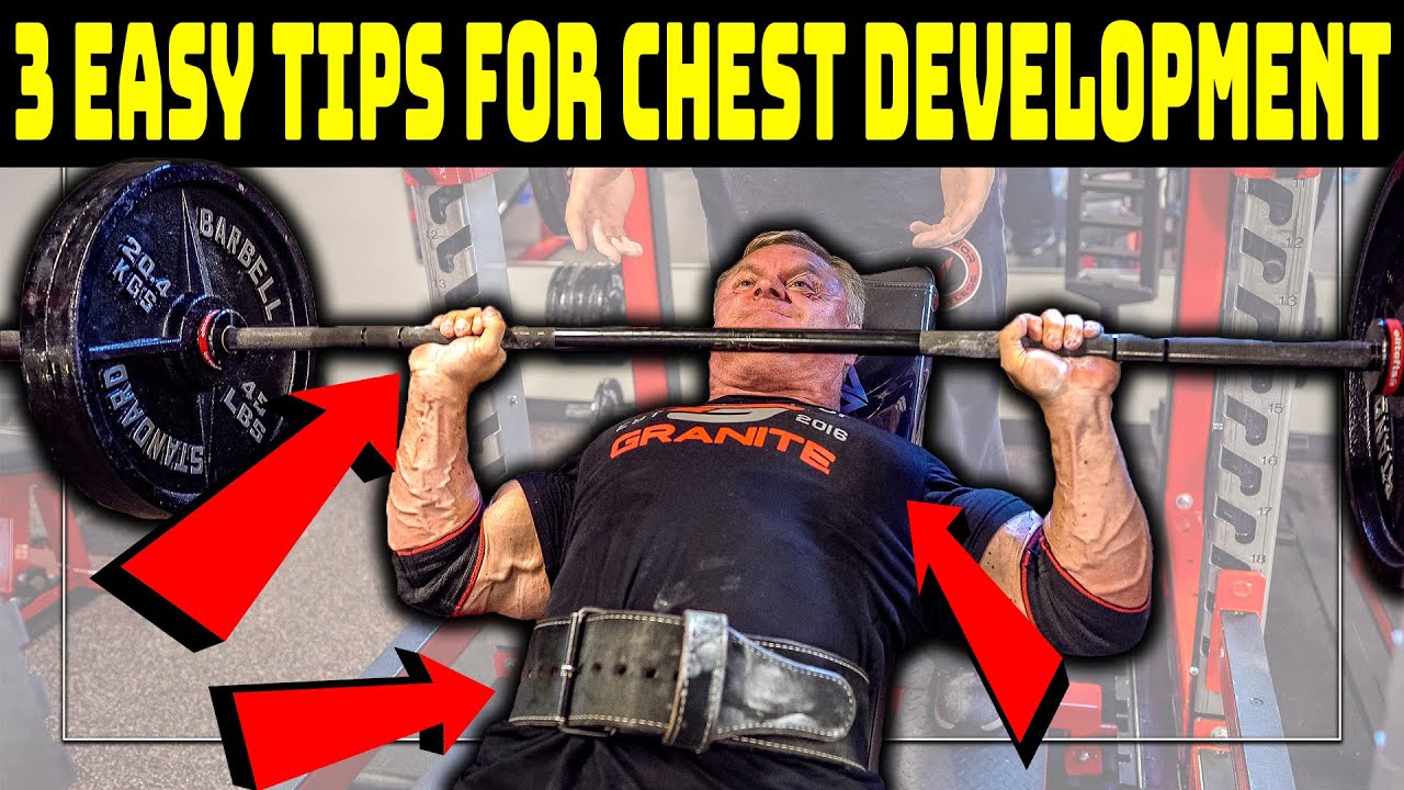 3 Easy Tips To Improve Chest Development (DO THIS......NOW)
