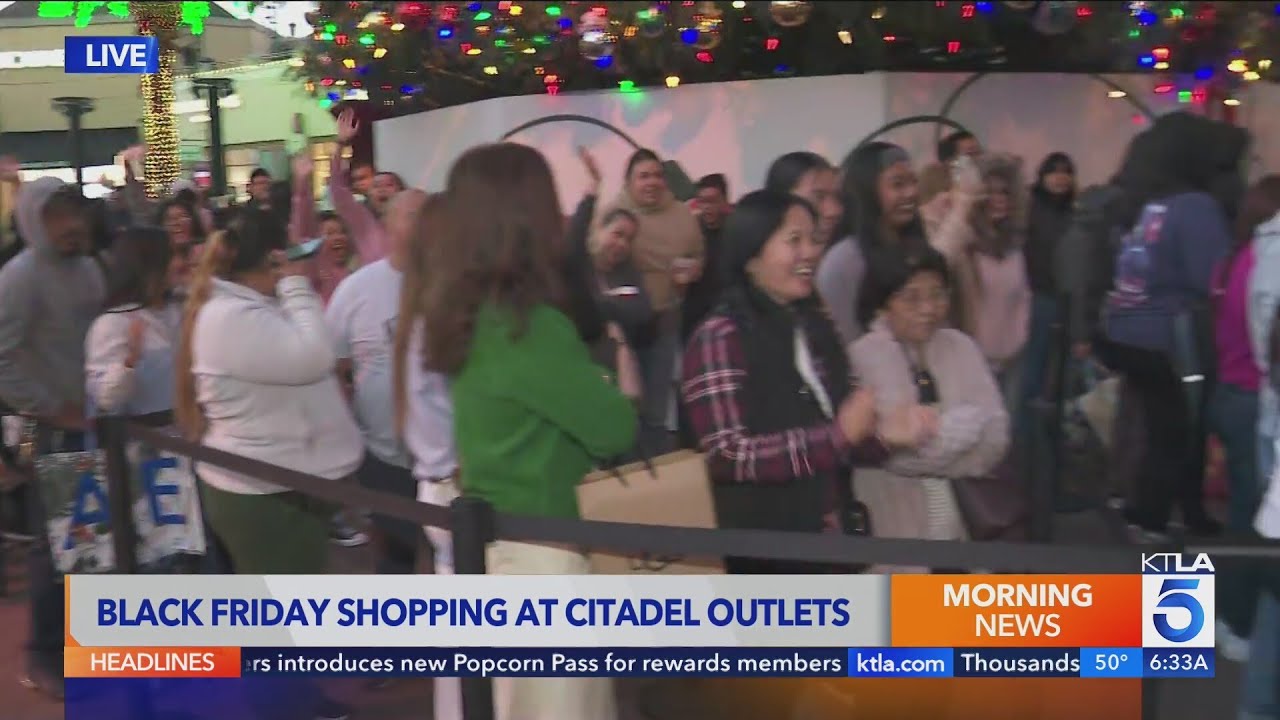 Black Friday shopping at the Citadel Outlets