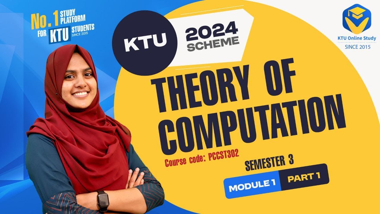 THEORY OF COMPUTATION | KTU 2024 SCHEME | S3 GROUP A | MODULE 1 PART 1 | KTU ONLINE STUDY - KOS APP