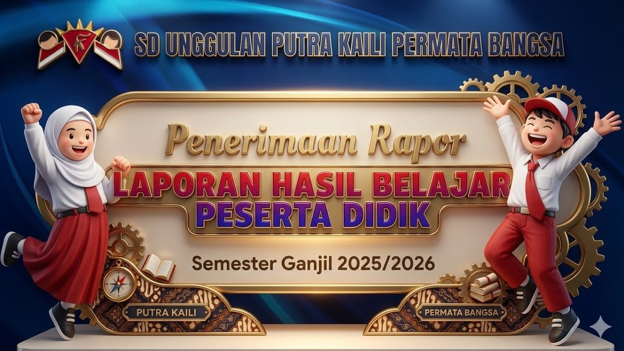 Tampilan Penerimaan Rapor Hasil Belajar Peserta Didik SD Unggulan Putra Kaili Permata Bangsa