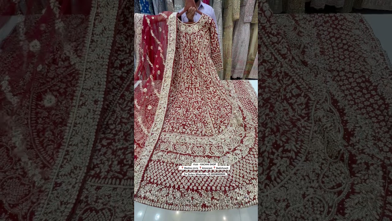 BRIDAL✨| Tail Cut Sharara | Pakistani Bridal | Sharara | Kachhi shop #bridal #style #fashion #nikah