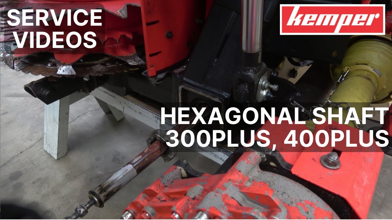 Disassembly and assembly of the hexagonal shaft 300plus, 400plus - English
