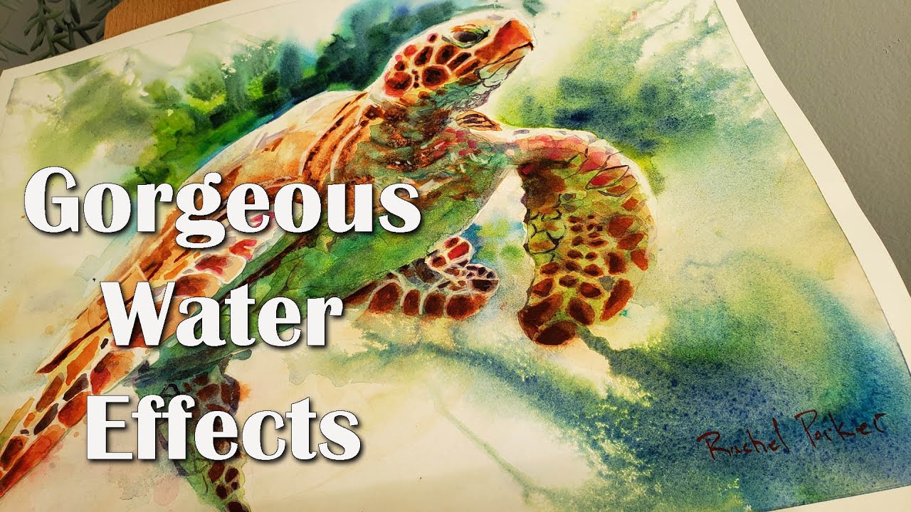 A Fast, Fun, Easy Way to Paint Water with Watercolor