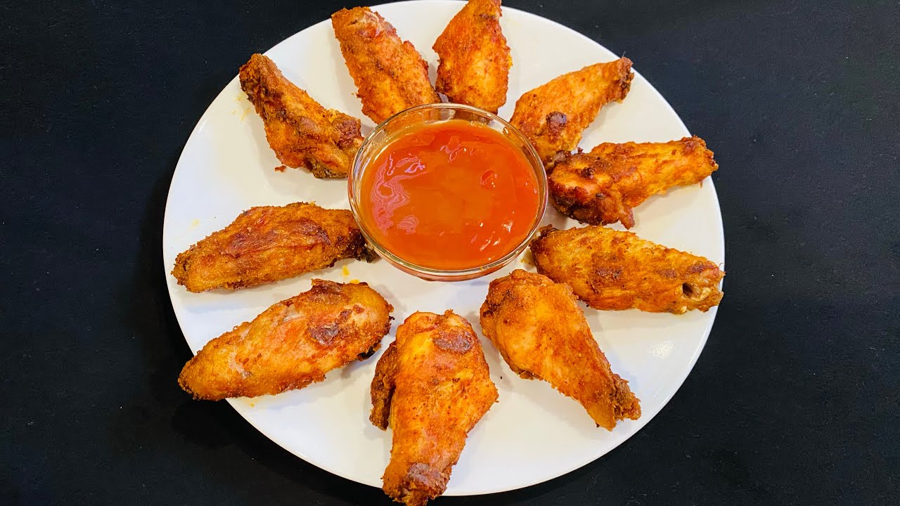 The Best Chicken Wings Recipe/Crispy Baked Chicken Wings/Crispy Chicken Wings