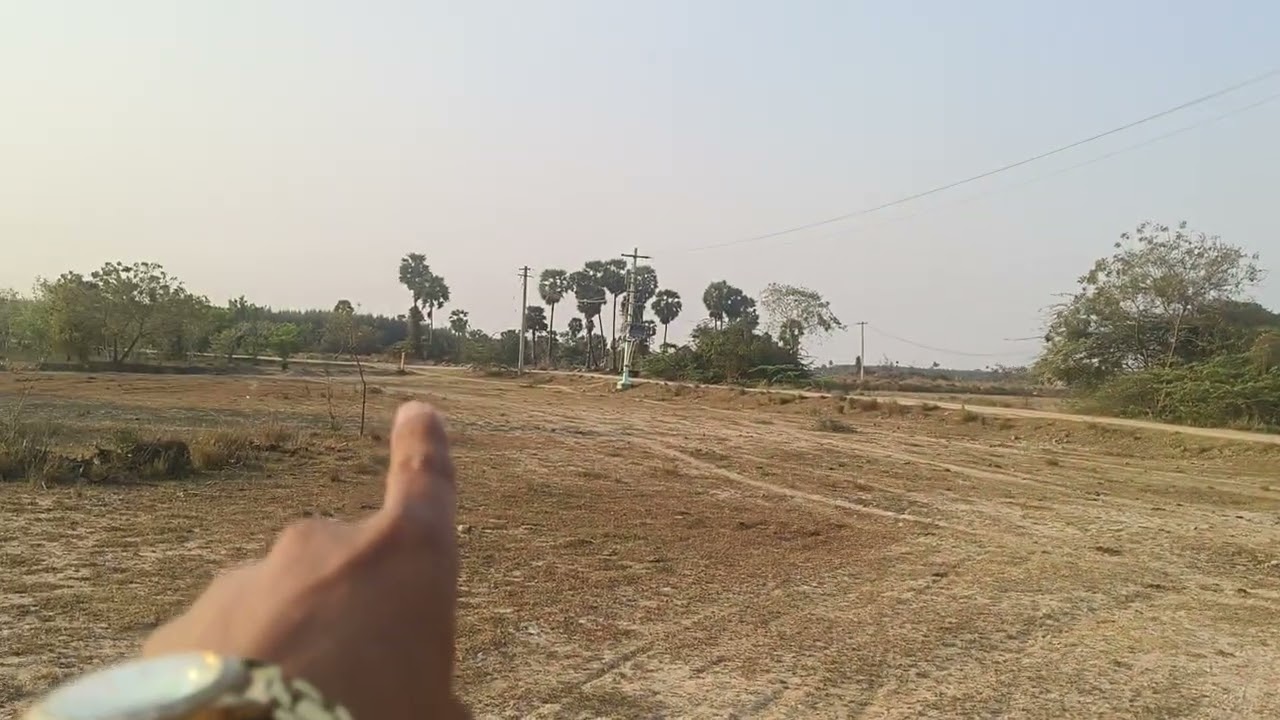 THOZHUPEDU GST TO JUST 11KM,ON MED ROAD PROPERTY 3.25 ACER PUNJAI DRY LAND SALE,PER CENT,RS,25K,ONLY
