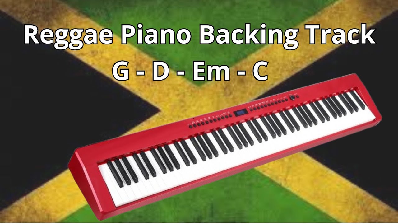 No Piano Backing Track   Reggae G   D   Em   C 77 BPM
