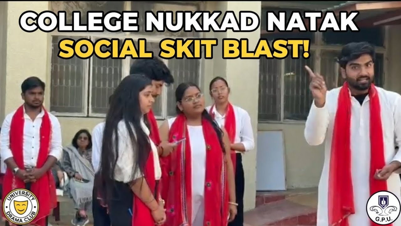 Nukkad Natak best performance for the college❤️ @bhartiprajapati8623 