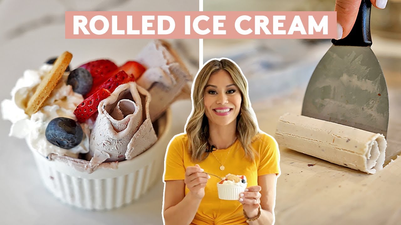 How to Make Rolled Ice Cream at Home | Simply | Real Simple