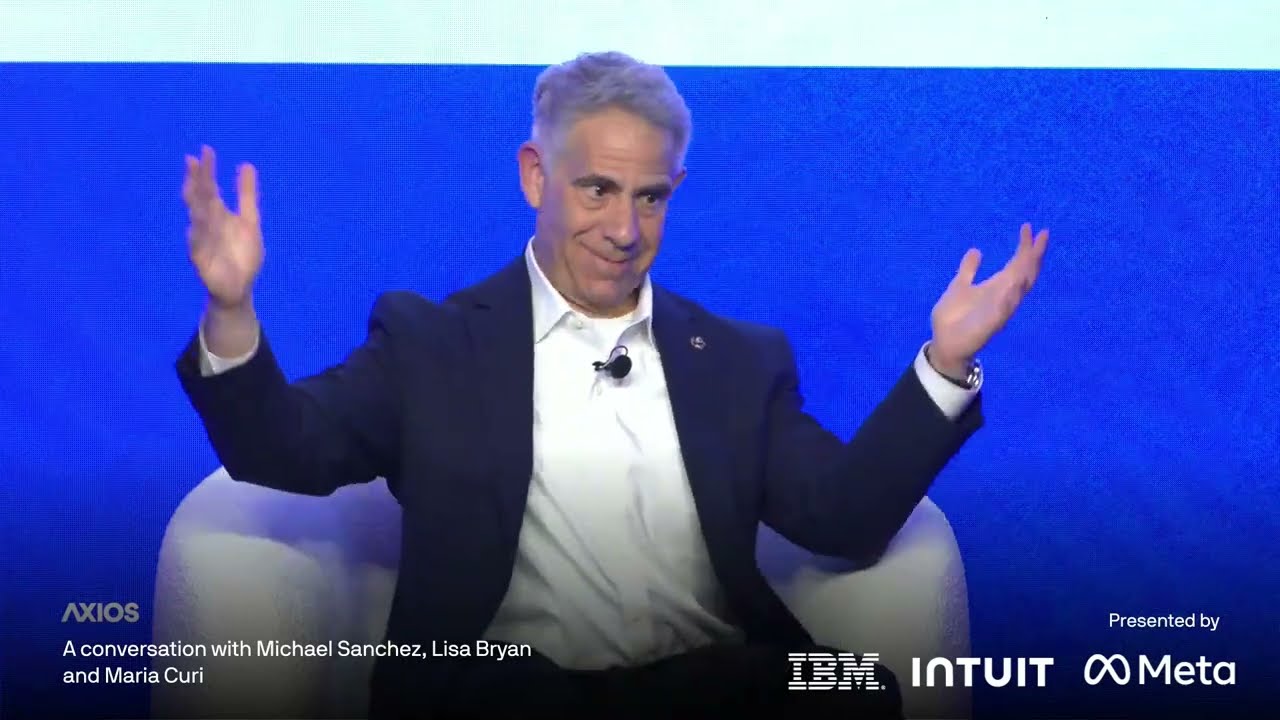 Axios AI+ Summit NY: Axios' Maria Curi in conversation with Michael Sanchez + Lisa Bryan