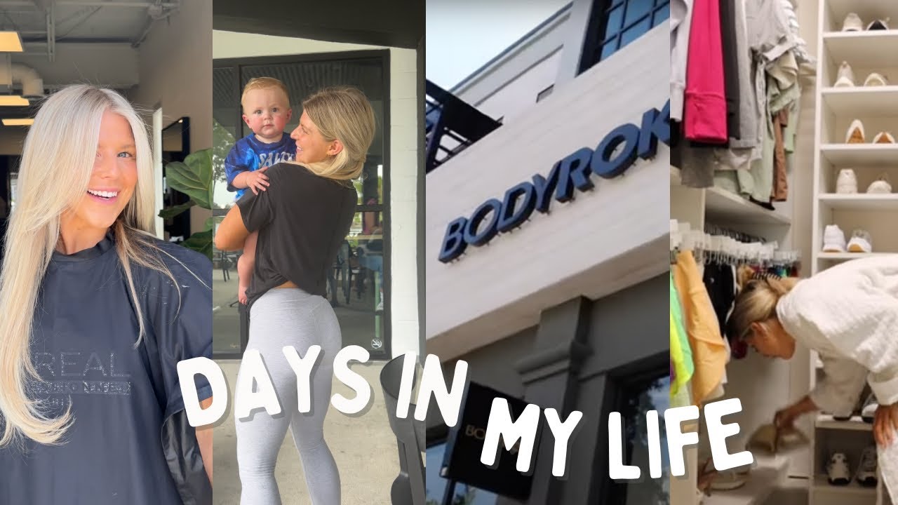VLOG: pilates class, family time, getting my hair + nails done