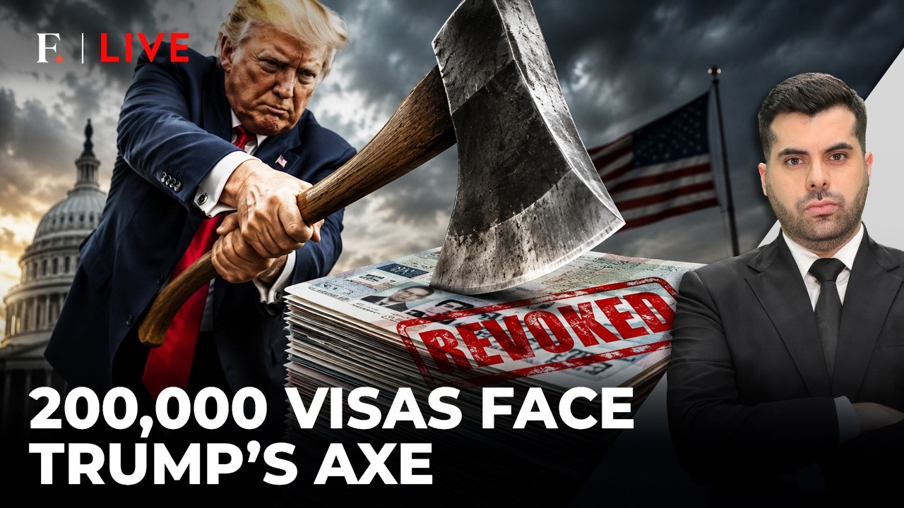 200 000 американских виз под угрозой при Трампе: в безопасности ли ваша виза? | Firstpost Live