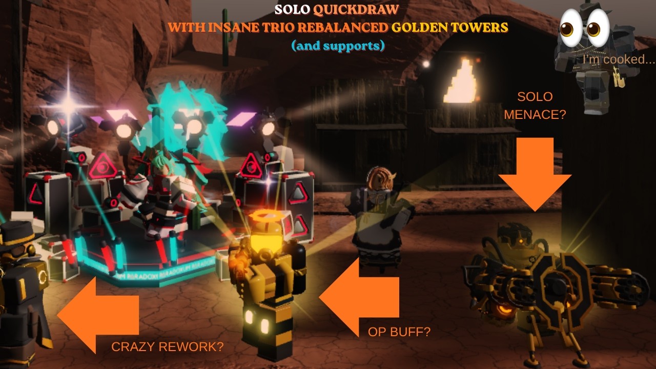 I BEAT solo quickdraw with INSANE REBALANCED GOLDEN TOWERS...