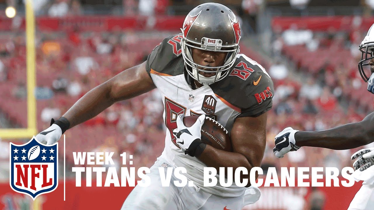 Austin Seferian-Jenkins Breaks Two Tackles for 41-Yard TD | Titans vs. Buccaneers | NFL