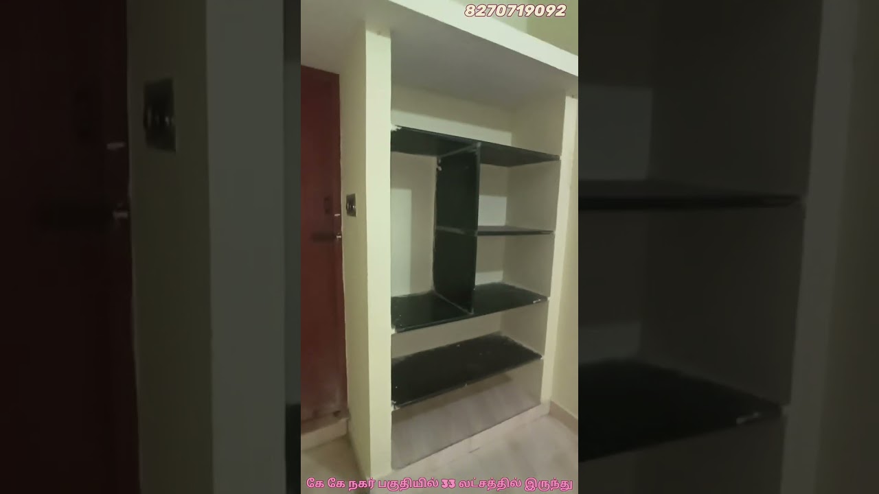 Trichy KK Nagar land area 1610 sqft Building area 1050 sqft House 2 BHK Facing North car parking