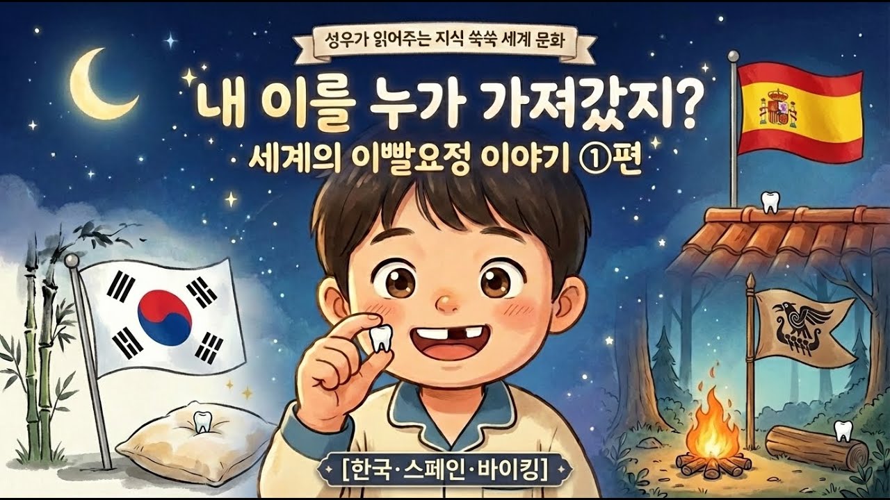 까치와 생쥐, 바이킹까지! 이빨 요정들을 만나요! | 성우가 읽어주는 동화이야기 | 세계의 이빨요정