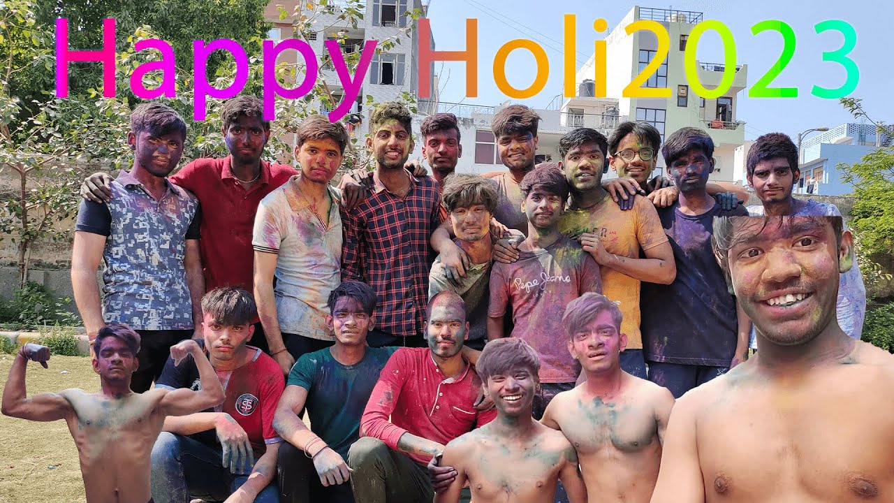 Delhi Holi vlog 2023 || Boys gone mad in Delhi|| GYM