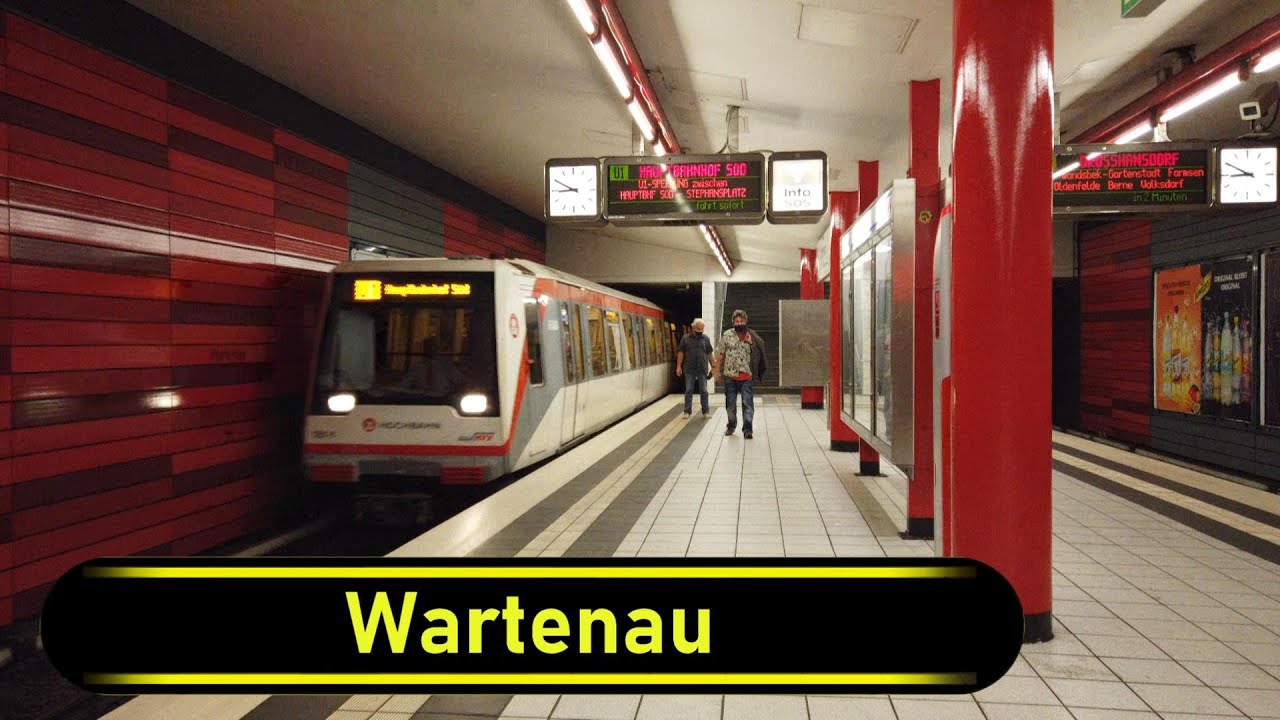 U-Bahn Station Wartenau - Hamburg 🇩🇪 - Walkthrough 🚶