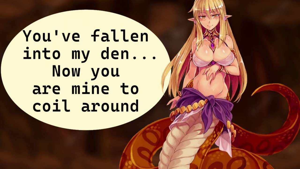 Lamia Girl Coils And Embraces You (F4M) (ASMR Roleplay)