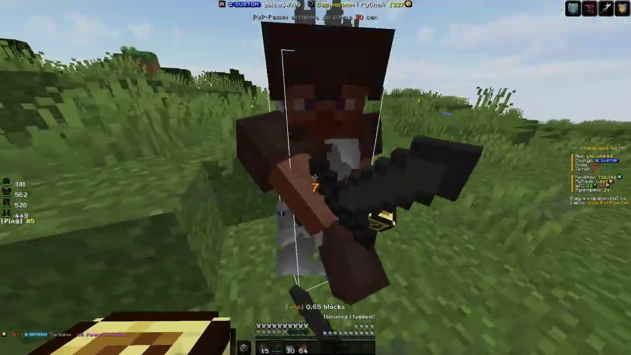 PvP WELLMINE | не палица аим асист?