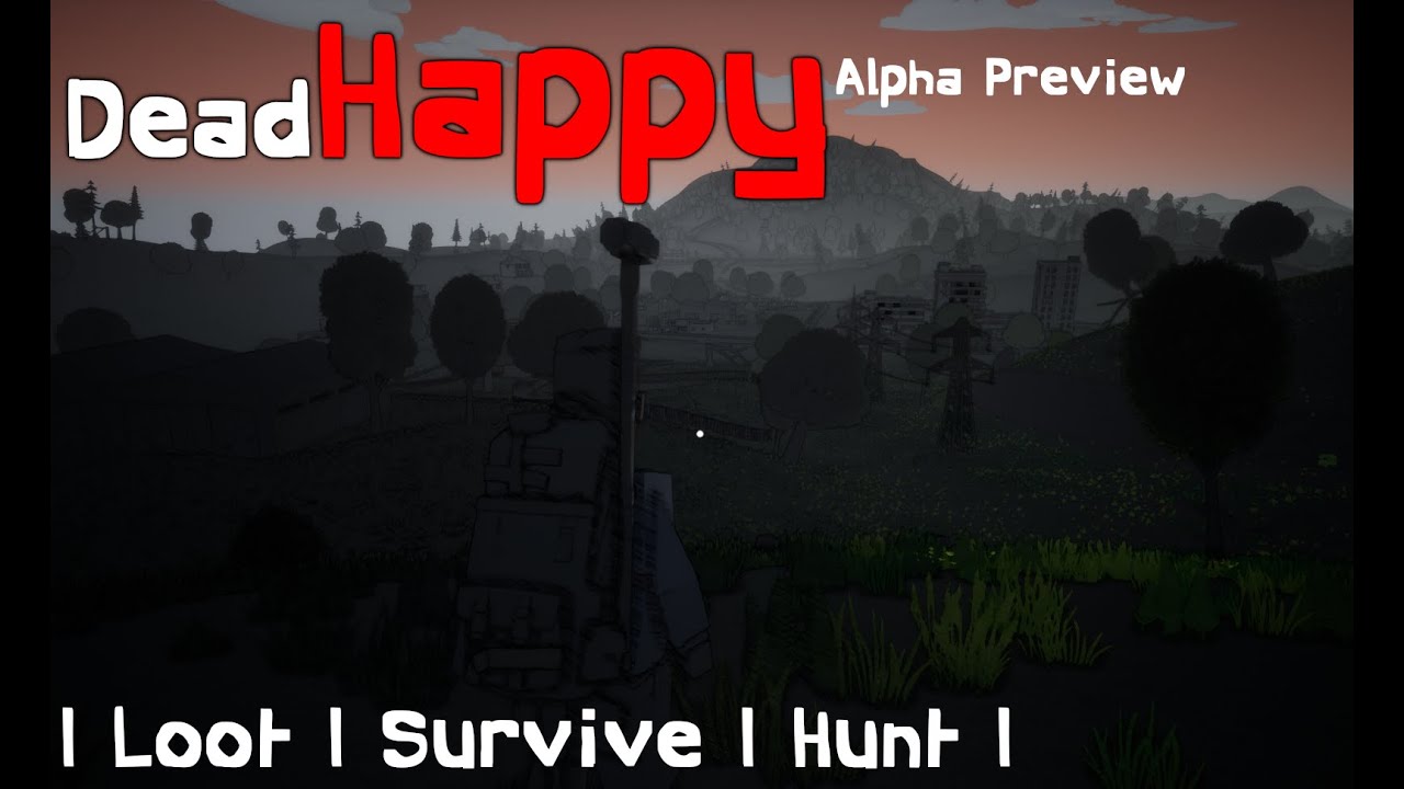 DeadHAPPY - Alpha Gameplay (Stylized Multiplayer Zombie Survival Game)