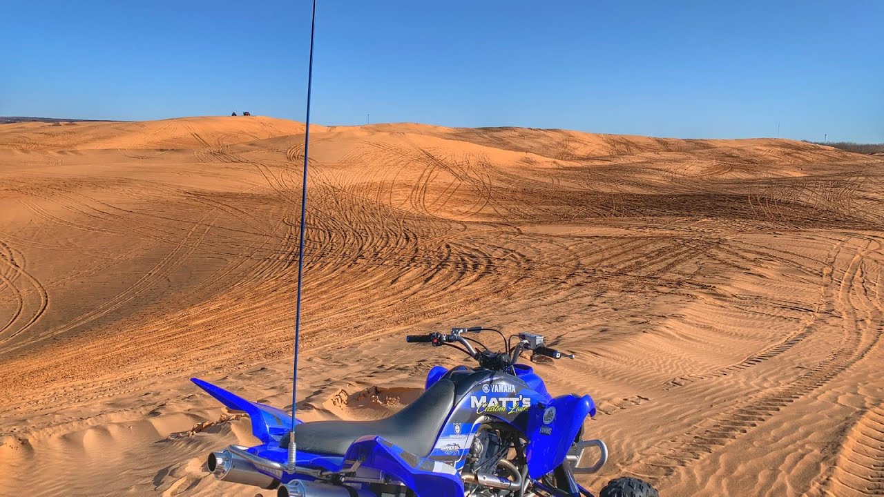 Ripping The Little Sahara Sand Dunes - Raptor 700 - Saturday