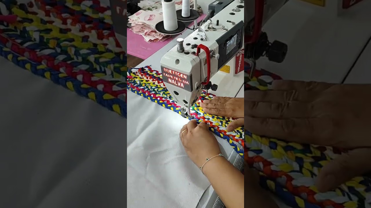 COMO FAZER UM TAPETE DE TRANÇA  COM TIRAS DE MALHA QUE IA PRO LIXO MEU DEUS 😱 NÃO DESPERDÍCIO MESMO