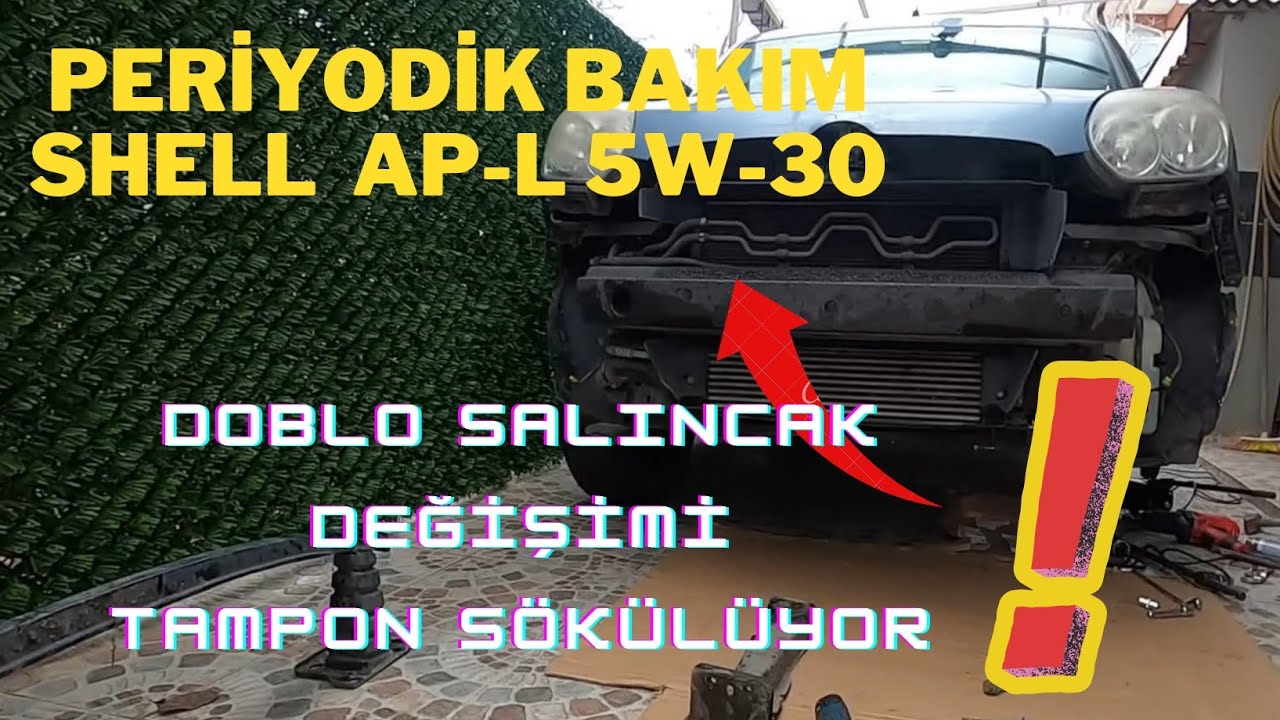 Fiat Doblo 3 Salıncak Değişimi Periyodik Bakım 1.6 Multijet