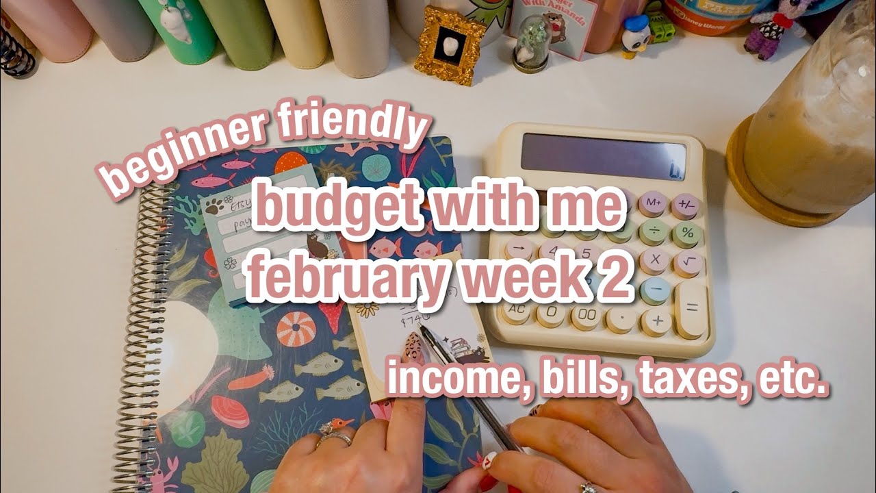 how i budget weekly for beginners | budget breakdown for week 2 of february
