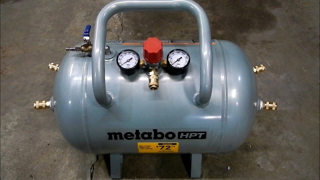 Metabo HPT (Hitachi) UA3810AB for $30 - 10 Gallon Reserve Tank