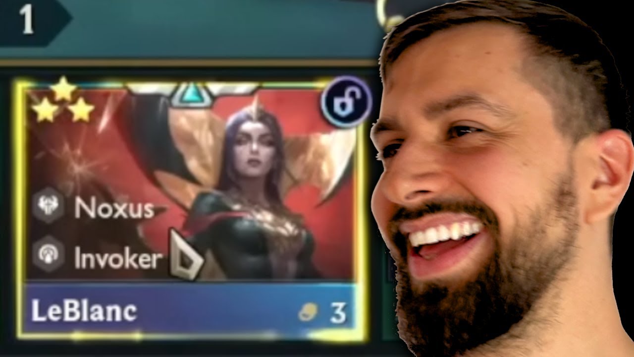 I found this LeBlanc Reroll Comp on Reddit so I tried it. It's insane.