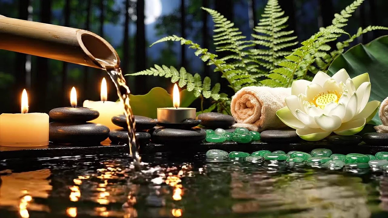 Healing Piano + Water Sounds 🌿 Deep Sleep Music for Calm Mind & Body