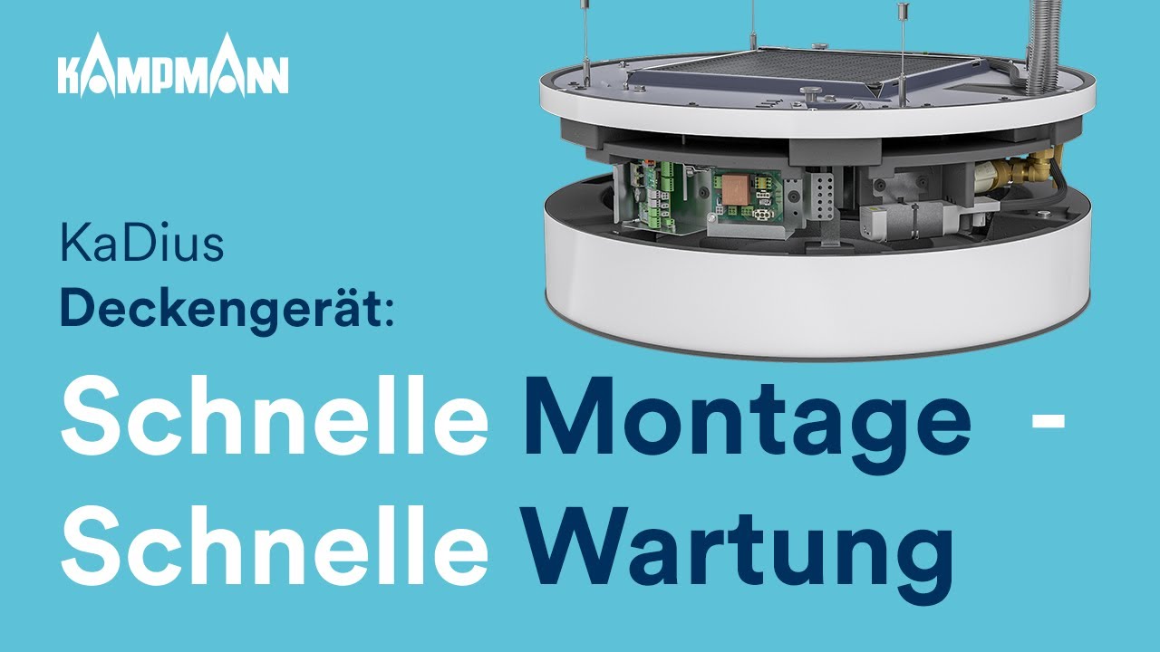 Endlich: Montage und Wartung leicht gemacht - KaDius Deckenger&auml;t