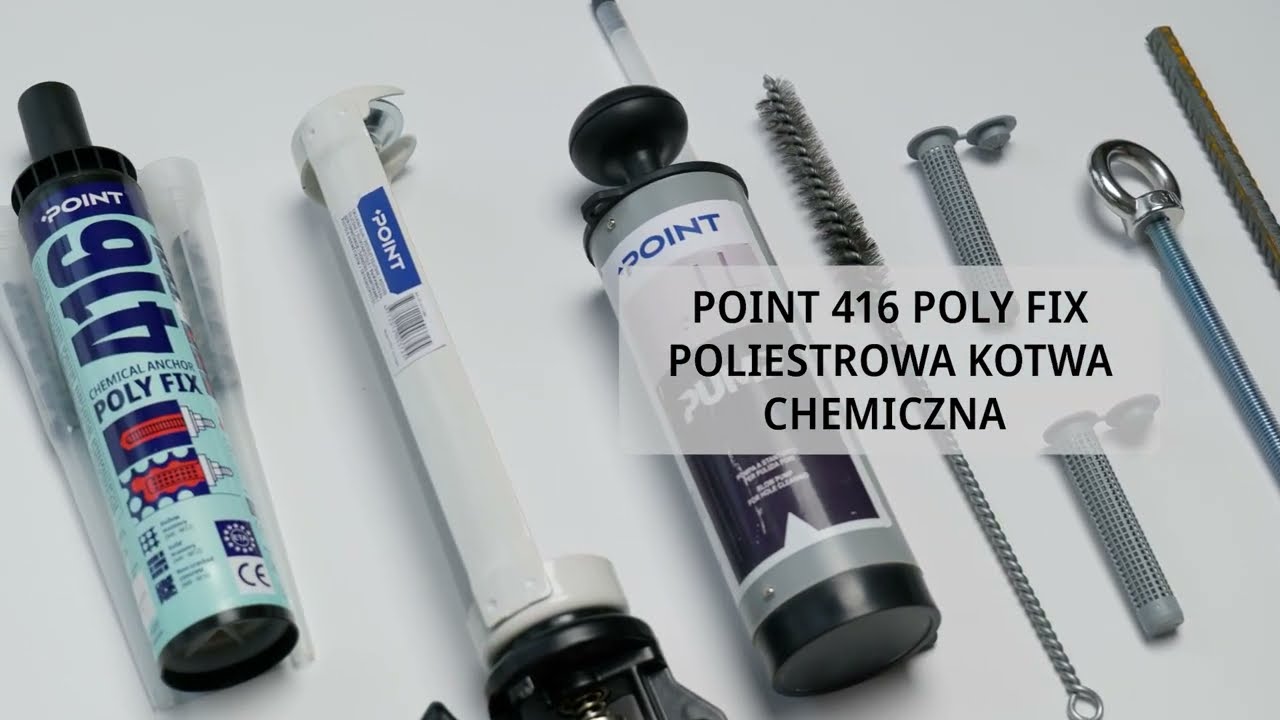 Jak używać kotwy chemicznej- Point 416 Poliestrowa żywica bezstyrenowa