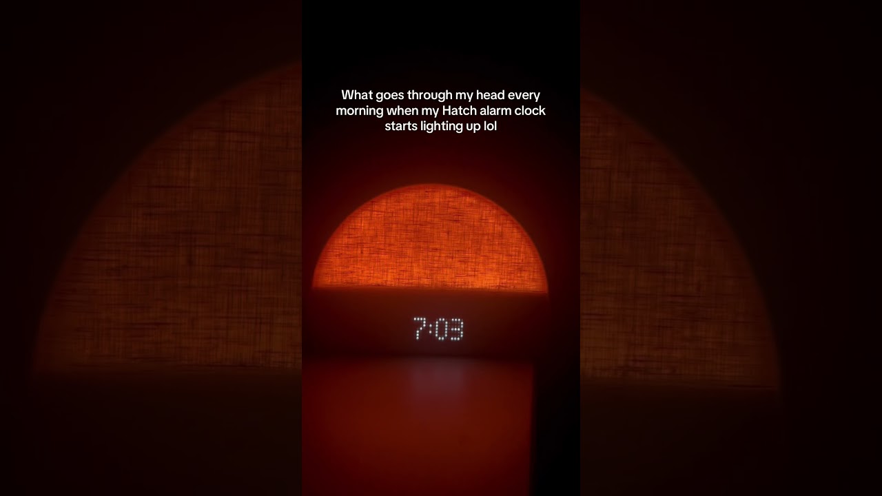 I love my Hatch alarm clock! It has a light that gradually gets brighter to wake you up. #gadgets