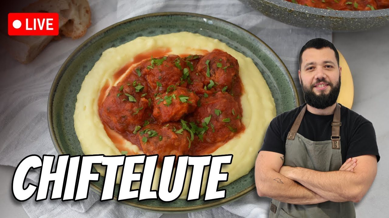 🔴 Ca La Mama Acasa - Chiftelute Marinate Cu Piure | Live Cooking